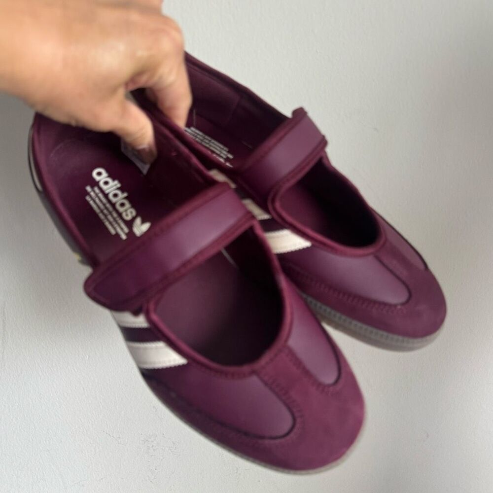 Adidas Samba Mary Jane Burgundy Size 8.5
